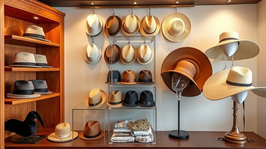 proper seasonal hat storage