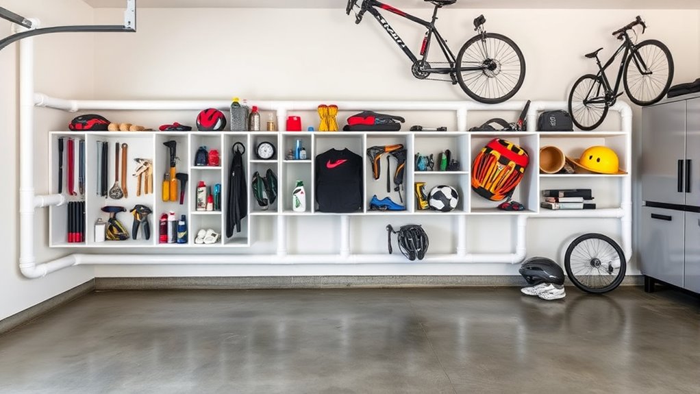 pvc based customizable garage storage
