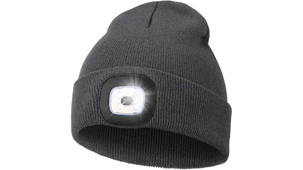 rechargeable led beanie headlamp