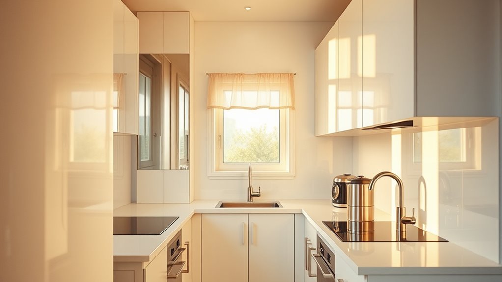 reflect enlarge brighten decorate