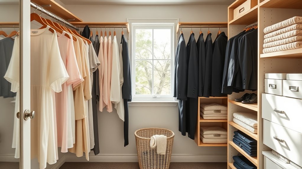 shared closet organization routines