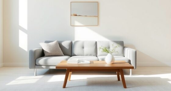 simple cozy living space