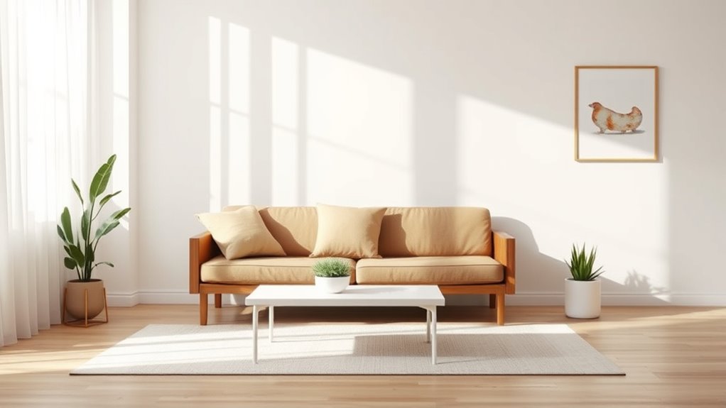 simple warm uncluttered serenity