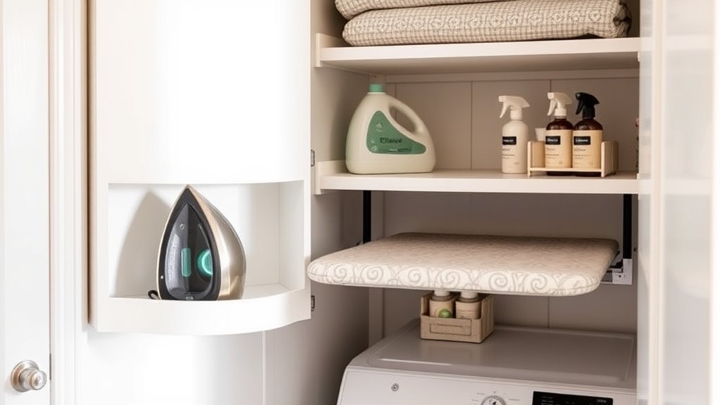 smart ironing supply storage