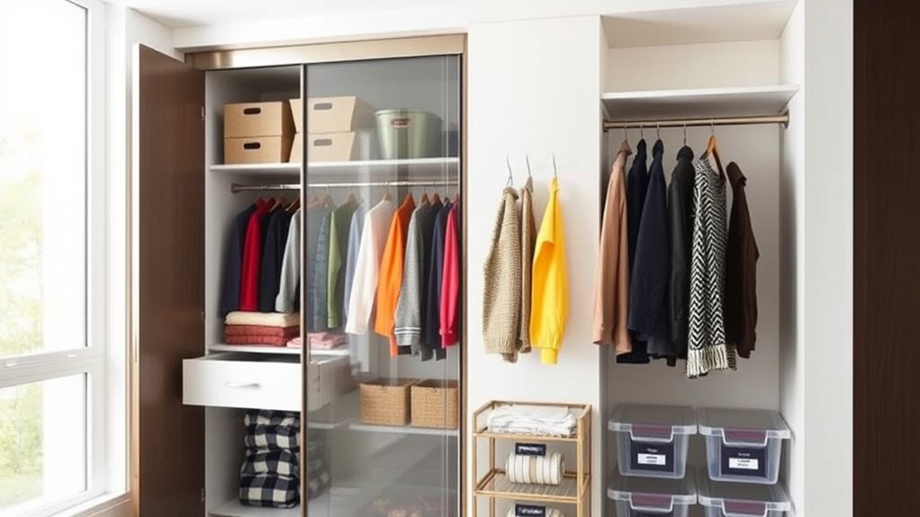 smart wardrobe space optimization