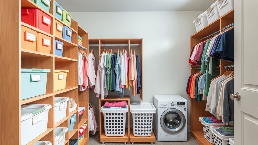 sort assign wash organize