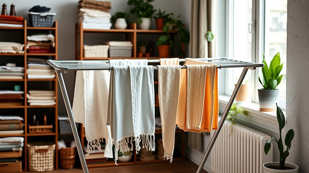 space saving foldable racks