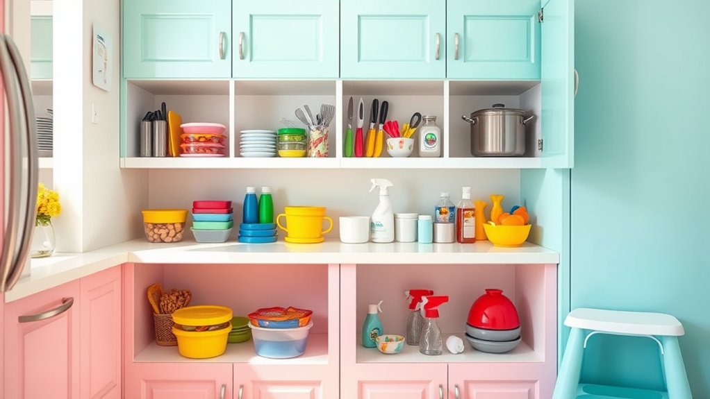 store hazardous items high