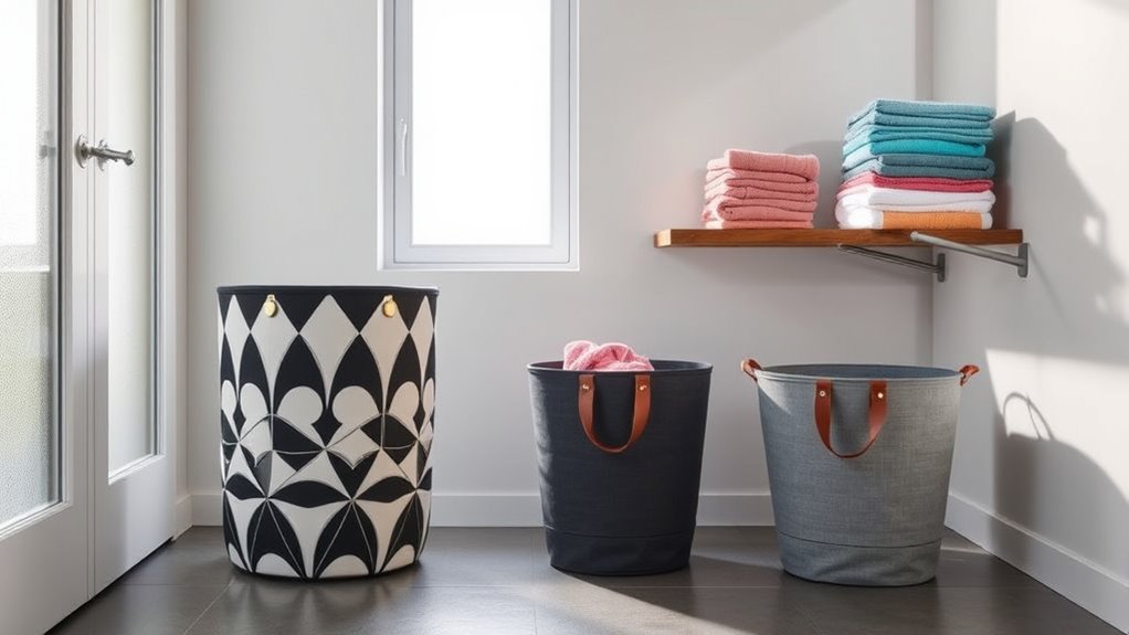 stylish adaptable laundry organization