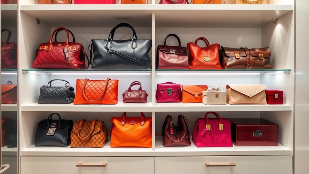 stylish handbag organization tips