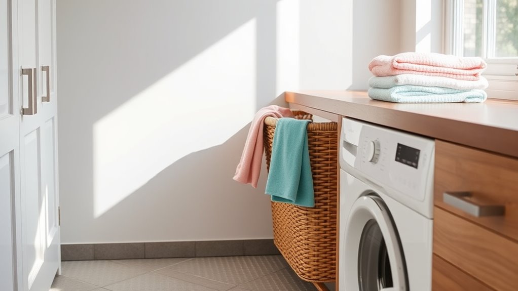 stylish laundry organization