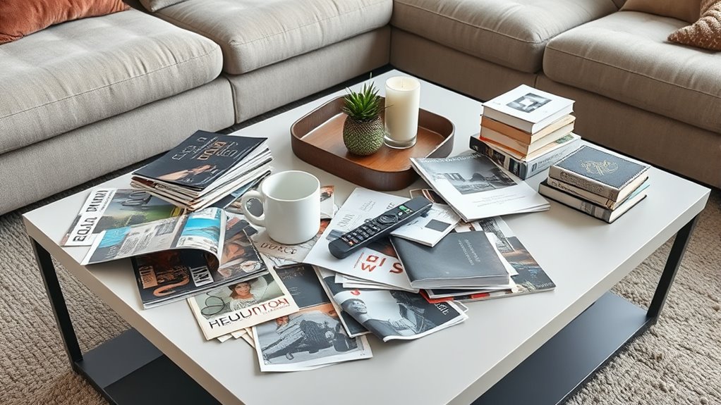 stylish living room surfaces