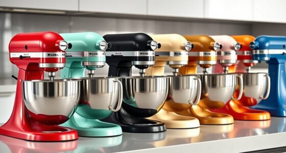 top kitchenaid mixer colors
