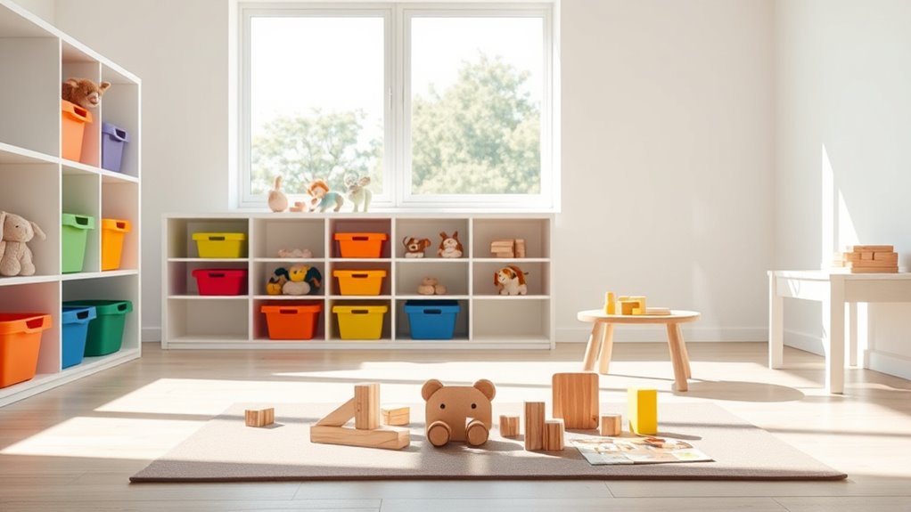 toy organization and decluttering