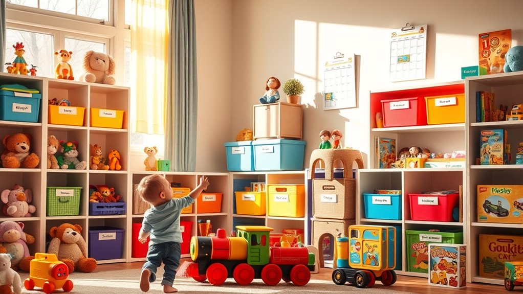 toy rotation and maintenance