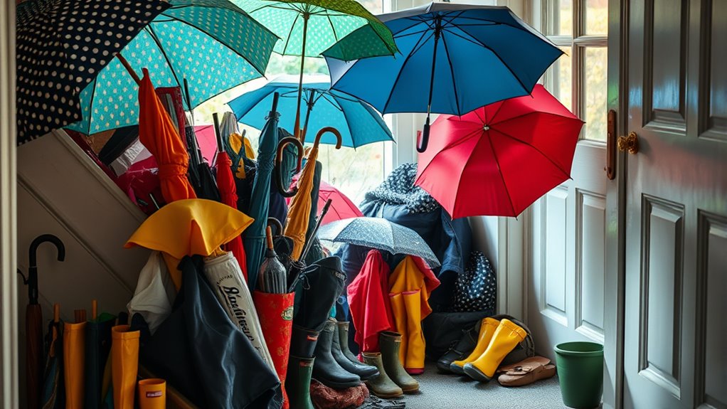 umbrella organization at entrance