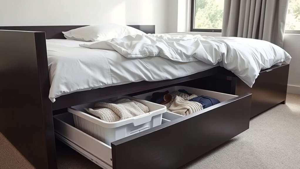 under bed storage solutions