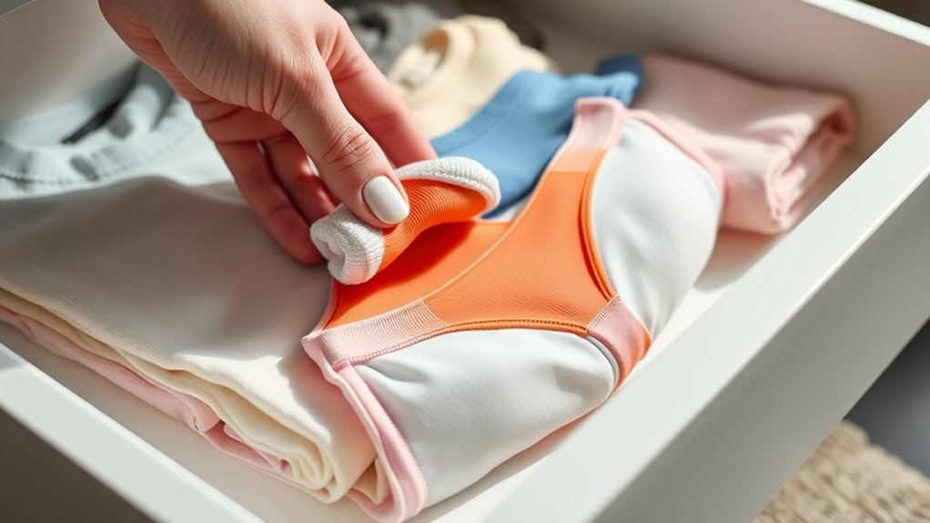 upright neat sock folding