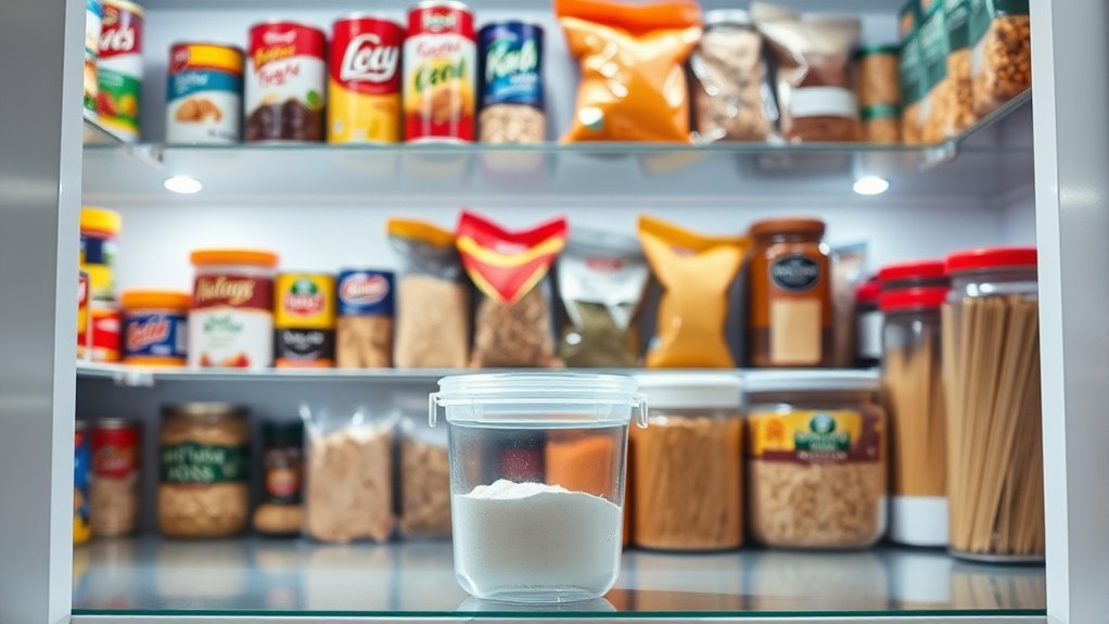 use airtight transparent containers