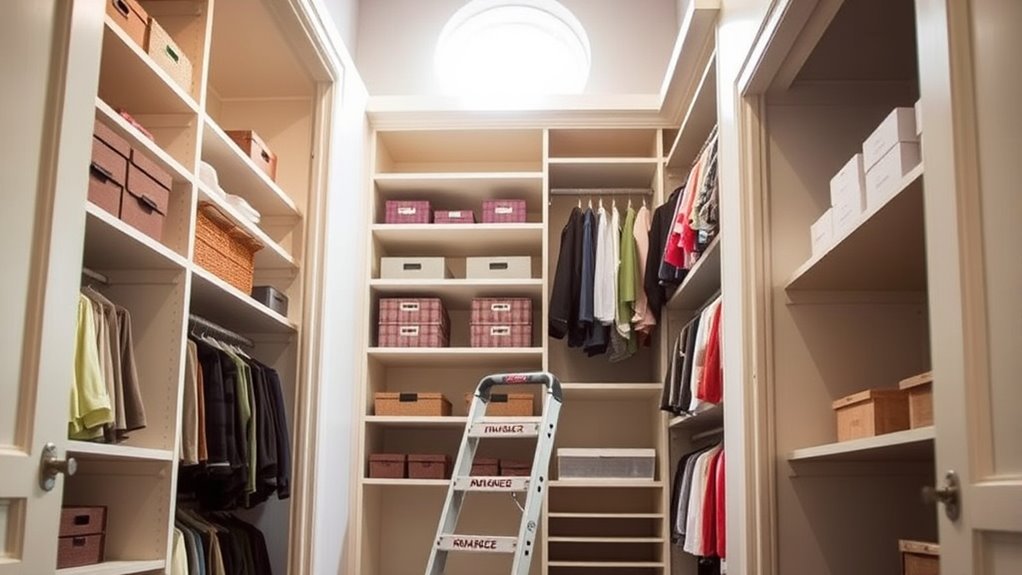 use sturdy ladder safely