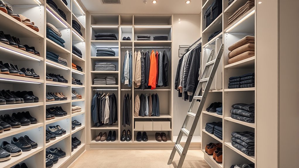 vertical closet organization strategies
