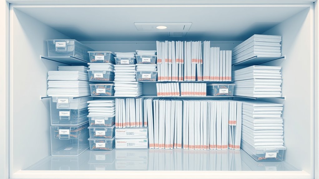 vertical food storage organization