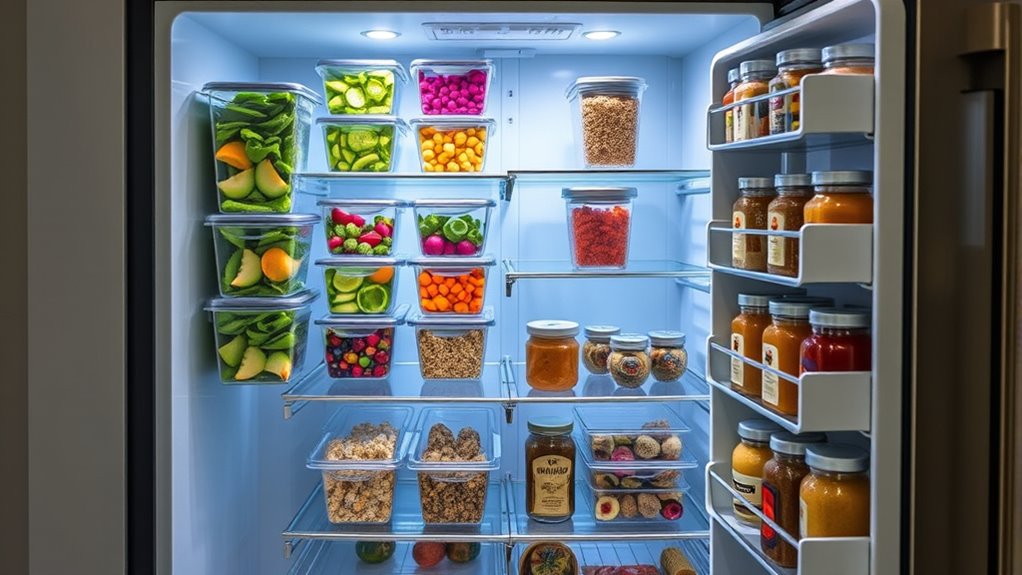 vertical stacking maximizes storage