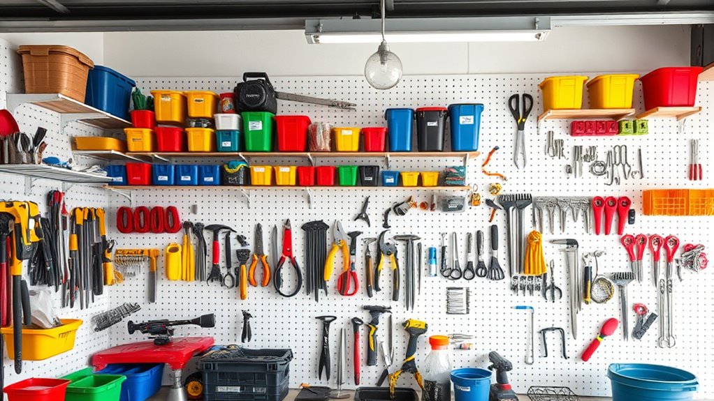 vertical wall mounted storage