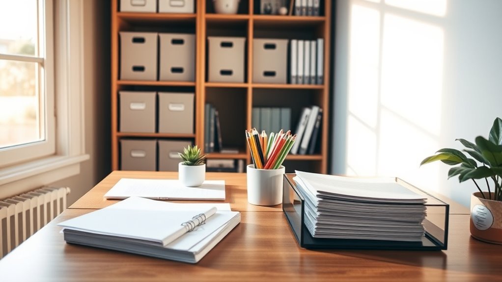 weekly clutter review routine