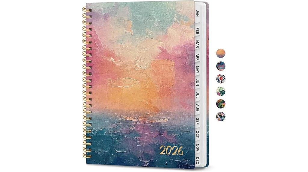 women s 2026 aesthetic planner