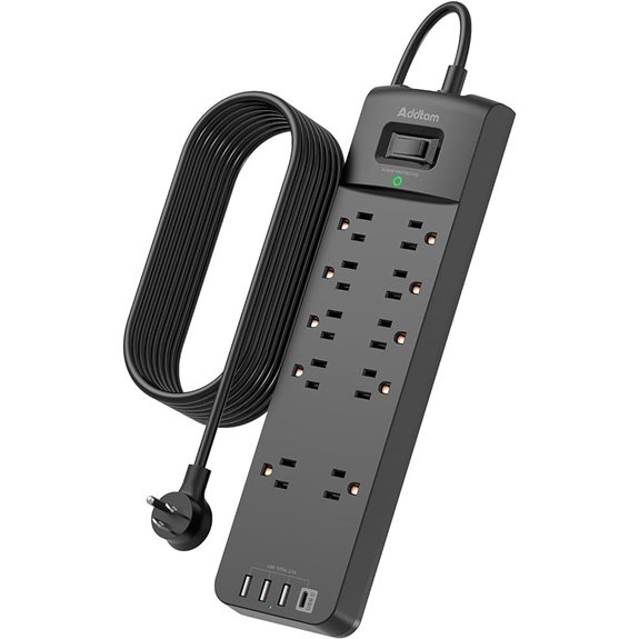 12 foot power surge protector
