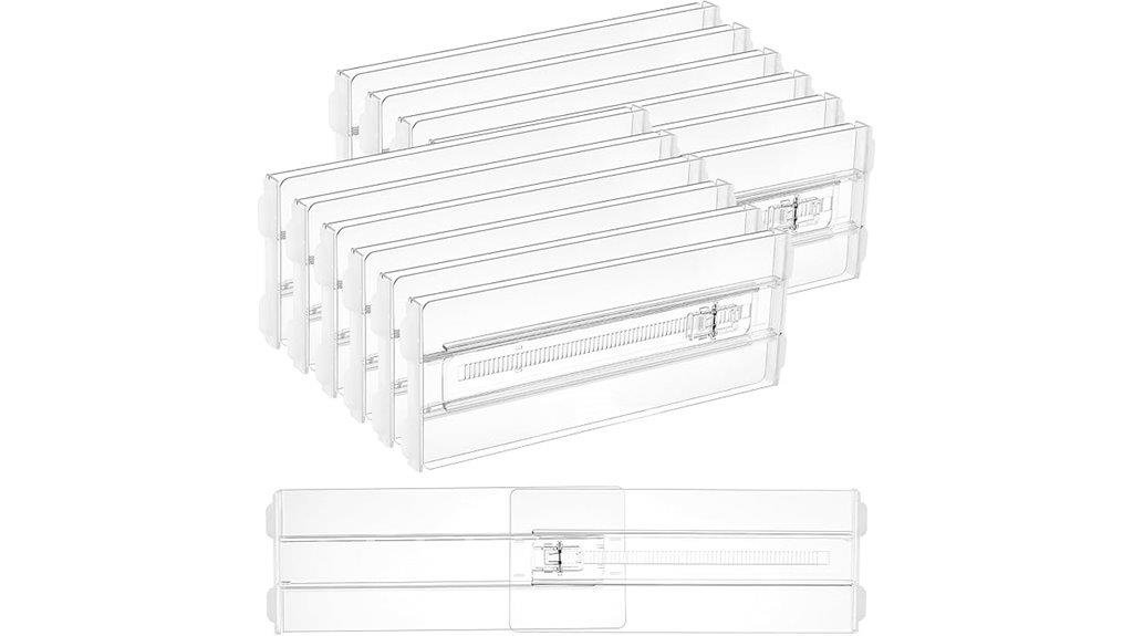 12 pack drawer organizers