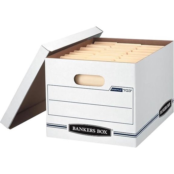 Bankers Box 12-Pack File Storage Boxes with Lids