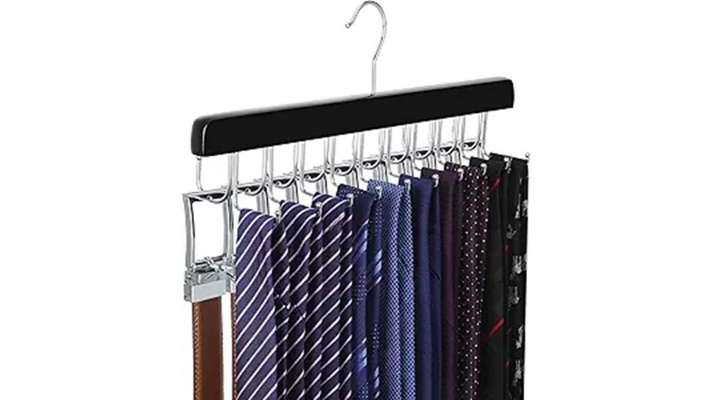 20 hook belt tie hanger