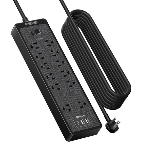 25 foot surge power strip