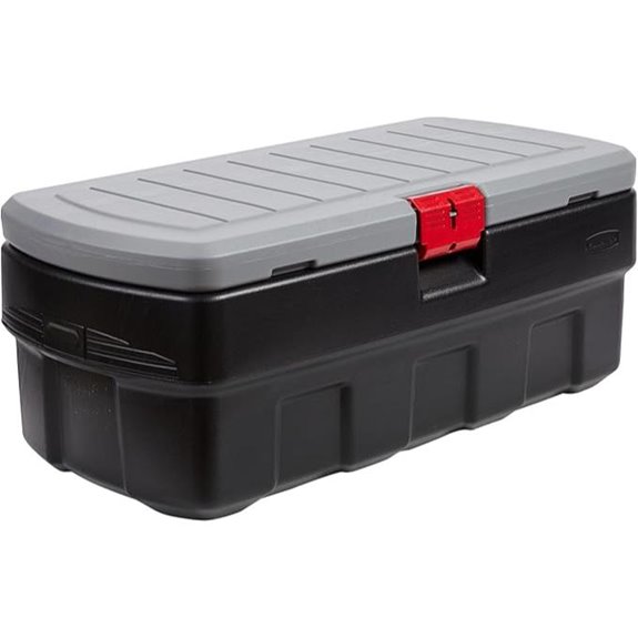 Rubbermaid 48 Gallon Lockable Outdoor Storage Box