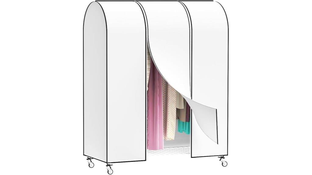 50 inch garment rack cover