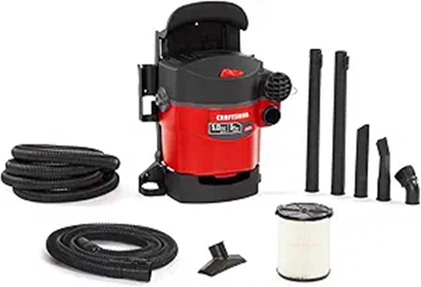 Craftsman 5-Gallon Wet Dry Shop Vacuum
