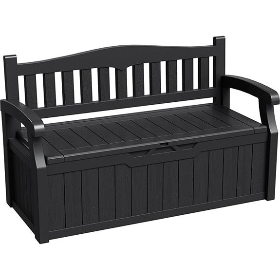 Greesum 80 Gallon Waterproof Outdoor Storage Bench
