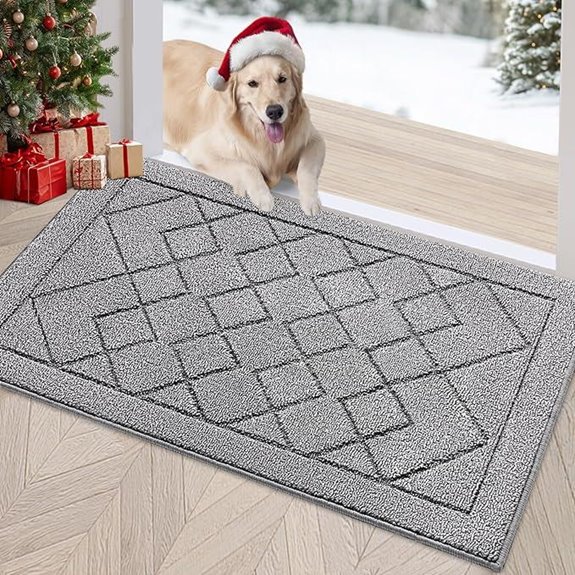 REFETONE Indoor Doormat Absorbent Non-Slip Entry Mat