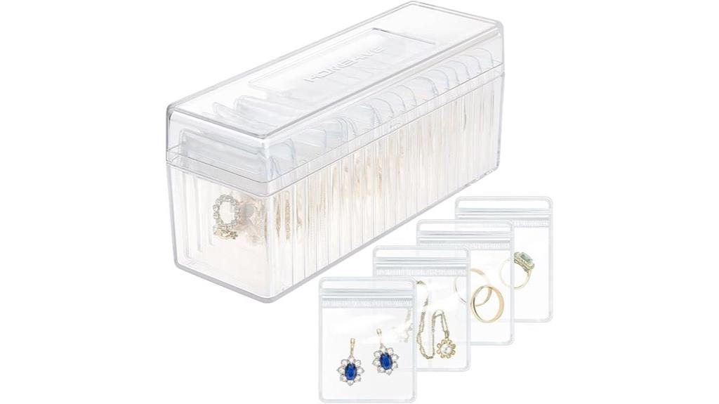 acrylic jewelry organizer set