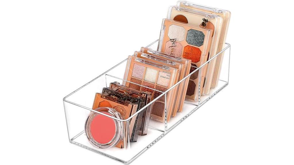 acrylic makeup storage organizer