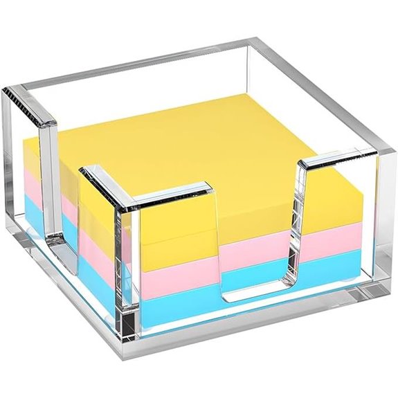 Acrylic Sticky Note Holder and Dispenser