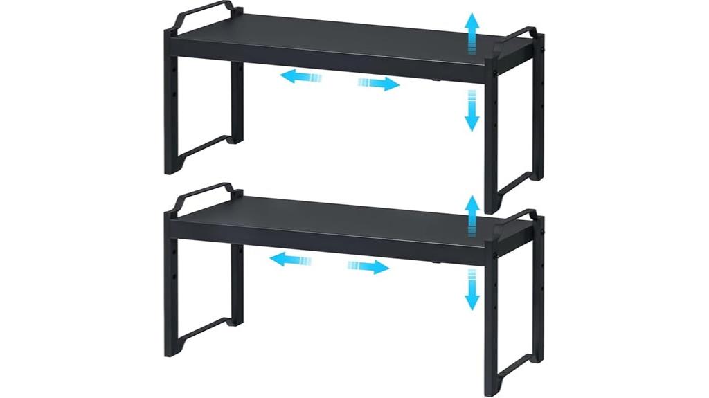 adjustable 25 5 inch shelves