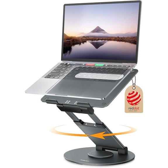 Nulaxy Adjustable 360° Rotating Laptop Stand