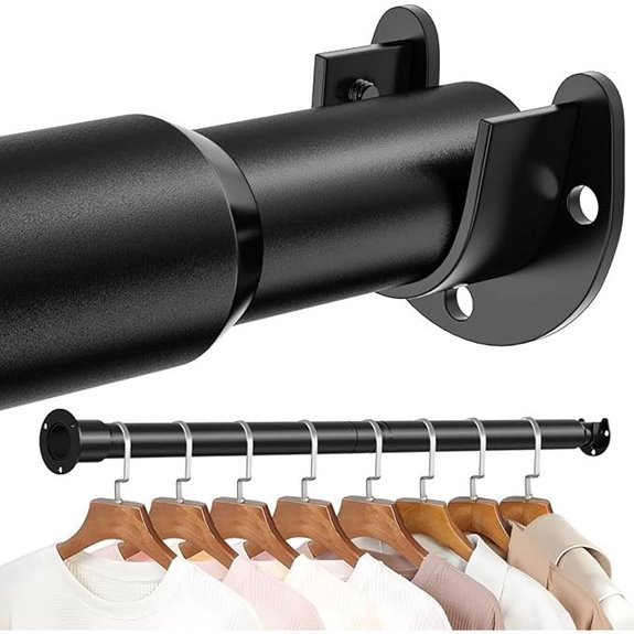 Mavivegue Adjustable Closet and Curtain Rod
