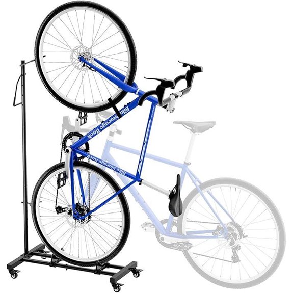 Adjustable Vertical Bike Rack for Indoor Storage