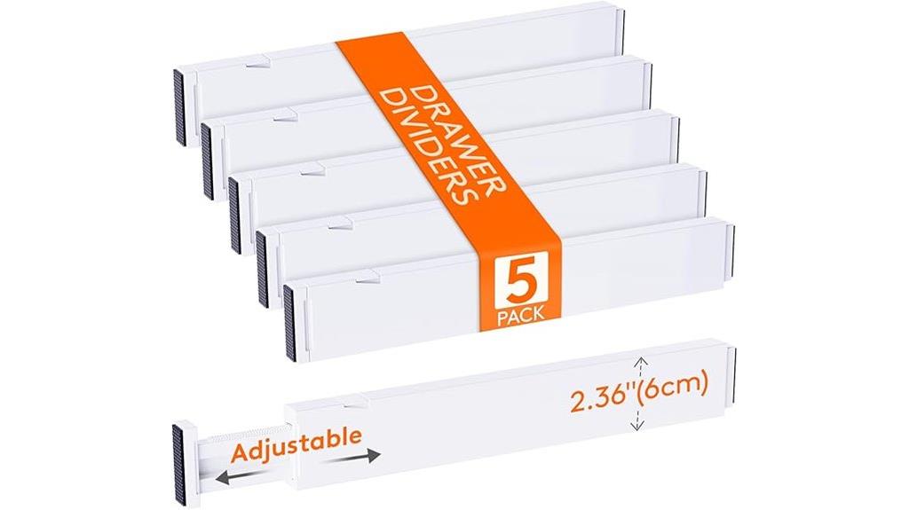 adjustable kitchen drawer organizers