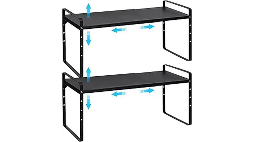 adjustable kitchen storage shelves