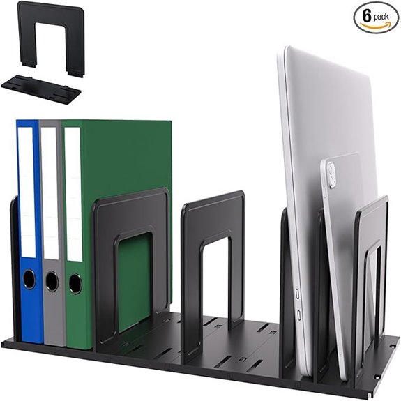 Adjustable Plastic Vertical File Organizer